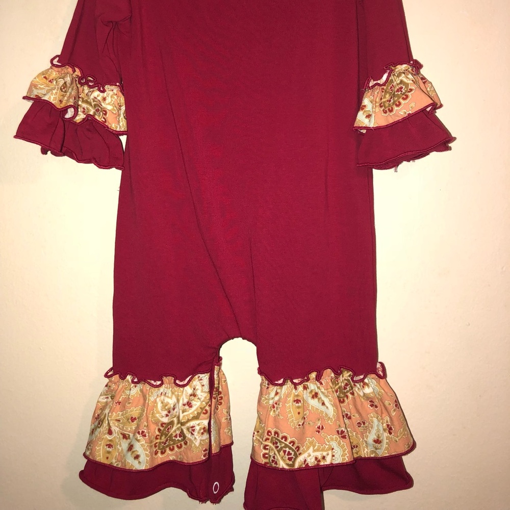Banana split Fall Romper - Picture 2 of 5